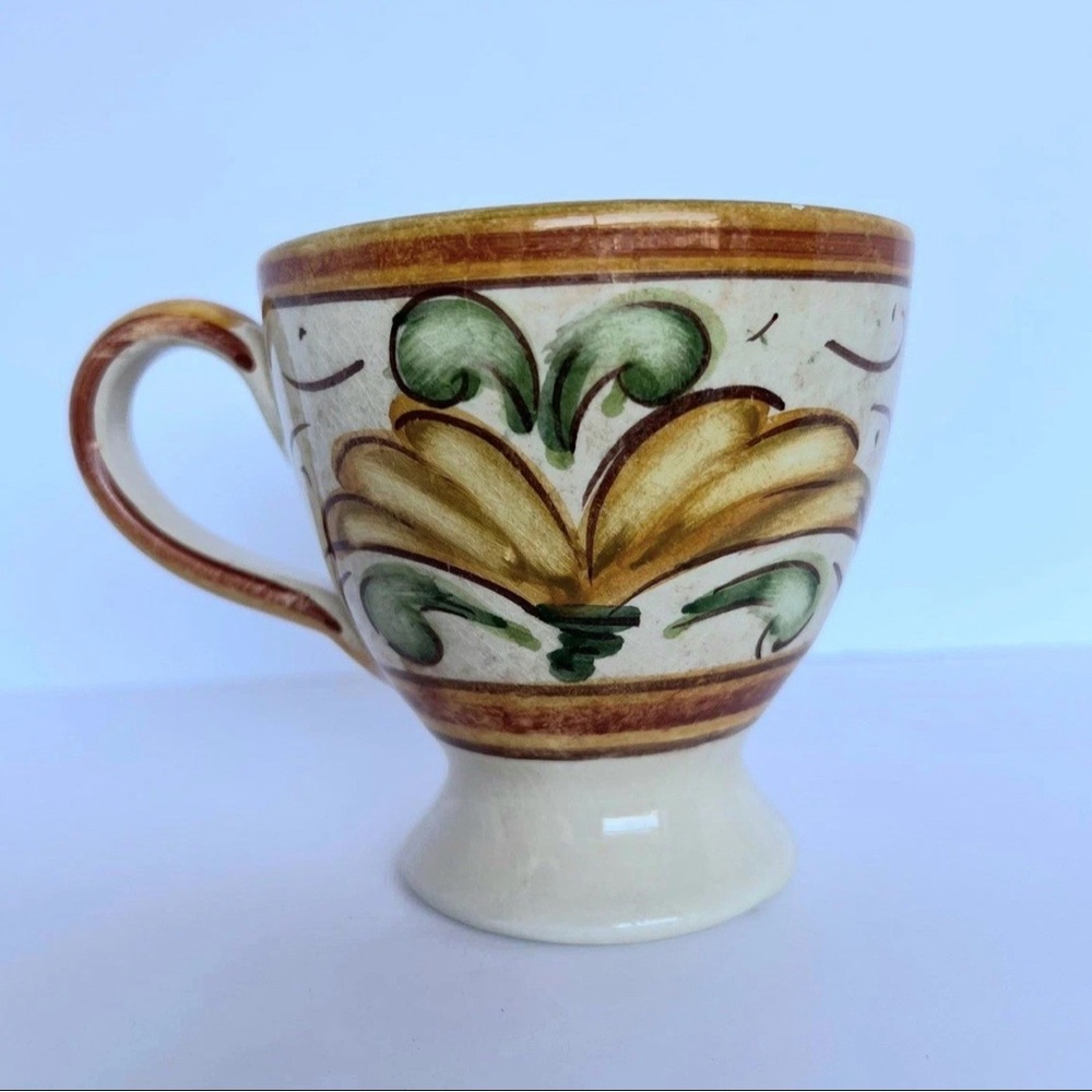 Vietri Affresco Made in Italy Coffee Mug Retired 2019